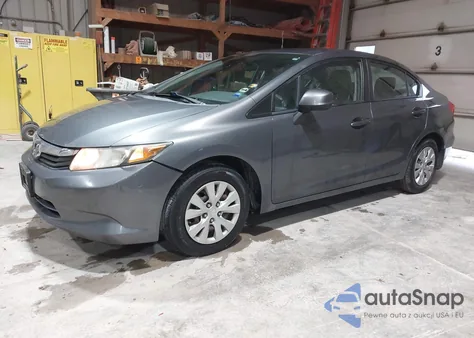 2012 Honda Civic Lx from USA, damaged, VIN 19XFB2F50CE003480